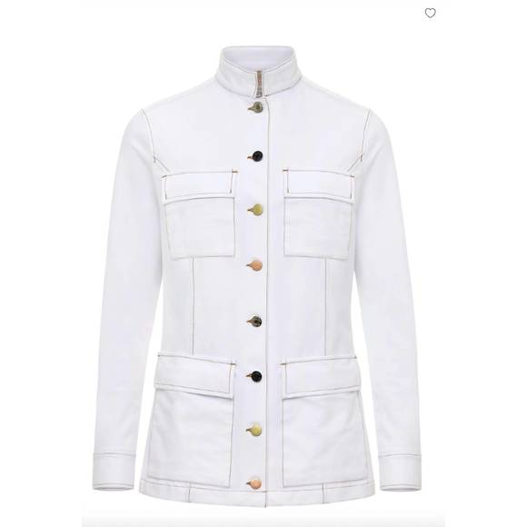 NEW ANATOMIE luvan utility jacket in white